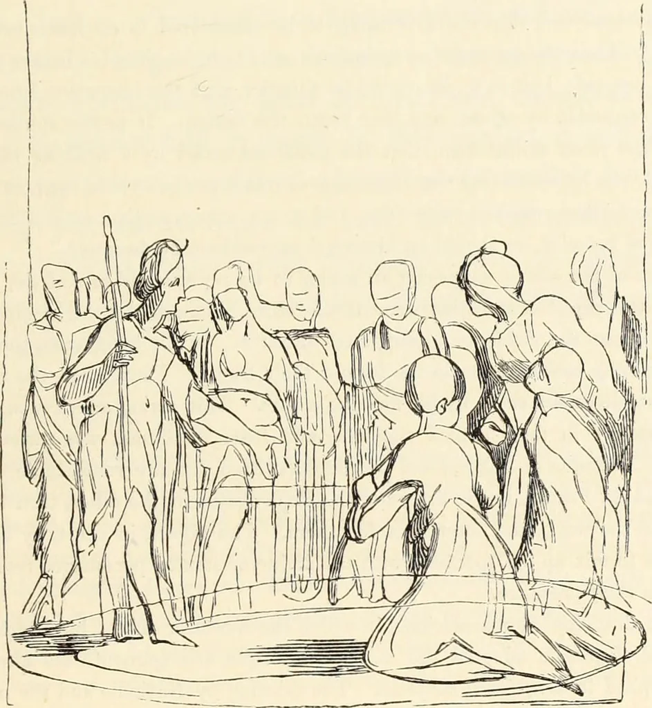 An illustration from A treatise on painting : In four parts ... The whole illustrated by examples from the Italian, Venetian, Flemish, and Dutch schools, 1837, leaf 70