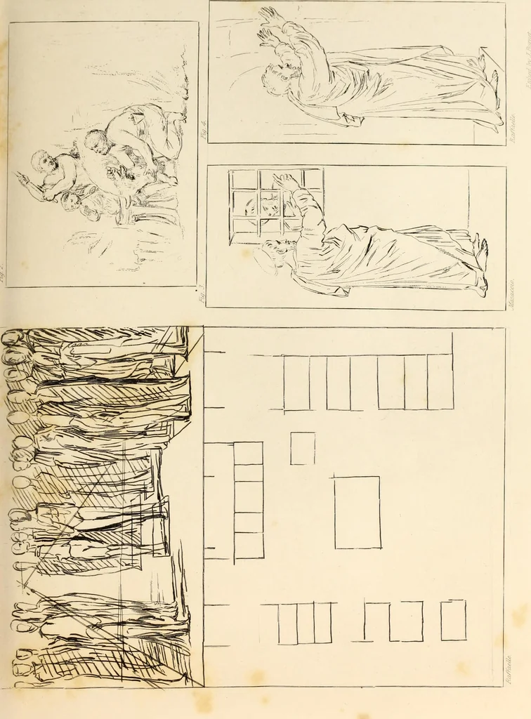 An illustration from A treatise on painting : In four parts ... The whole illustrated by examples from the Italian, Venetian, Flemish, and Dutch schools, 1837, leaf 76