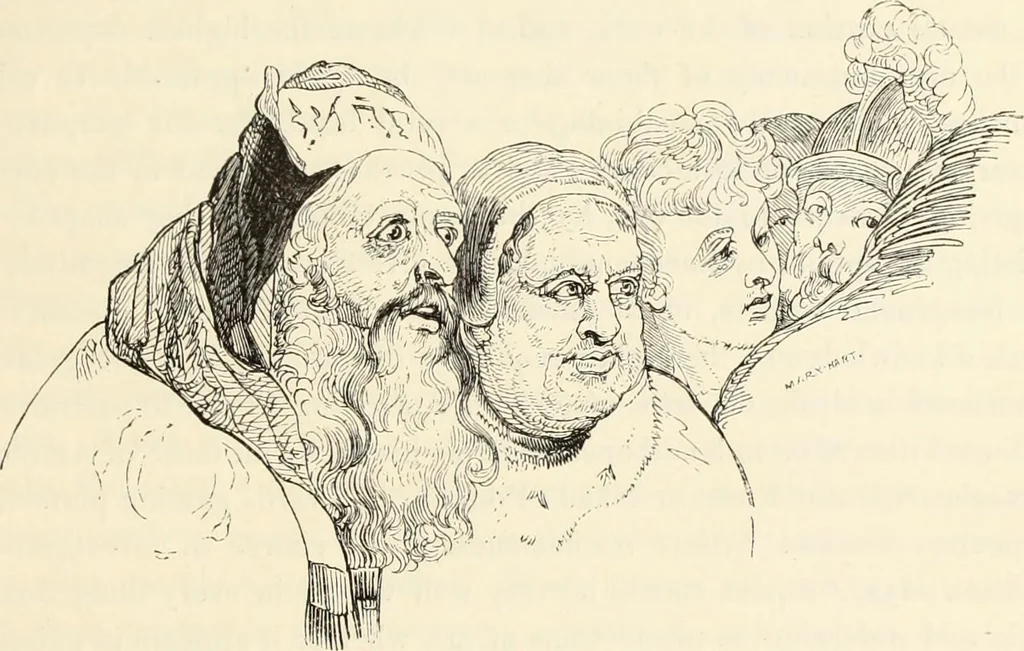 An illustration from A treatise on painting : In four parts ... The whole illustrated by examples from the Italian, Venetian, Flemish, and Dutch schools, 1837, leaf 80