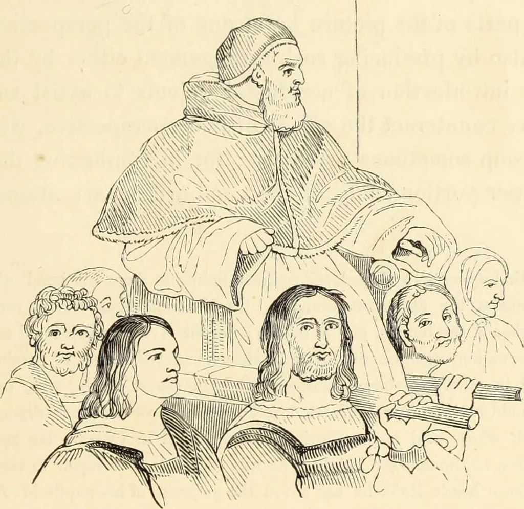 An illustration from A treatise on painting : In four parts ... The whole illustrated by examples from the Italian, Venetian, Flemish, and Dutch schools, 1837, leaf 88
