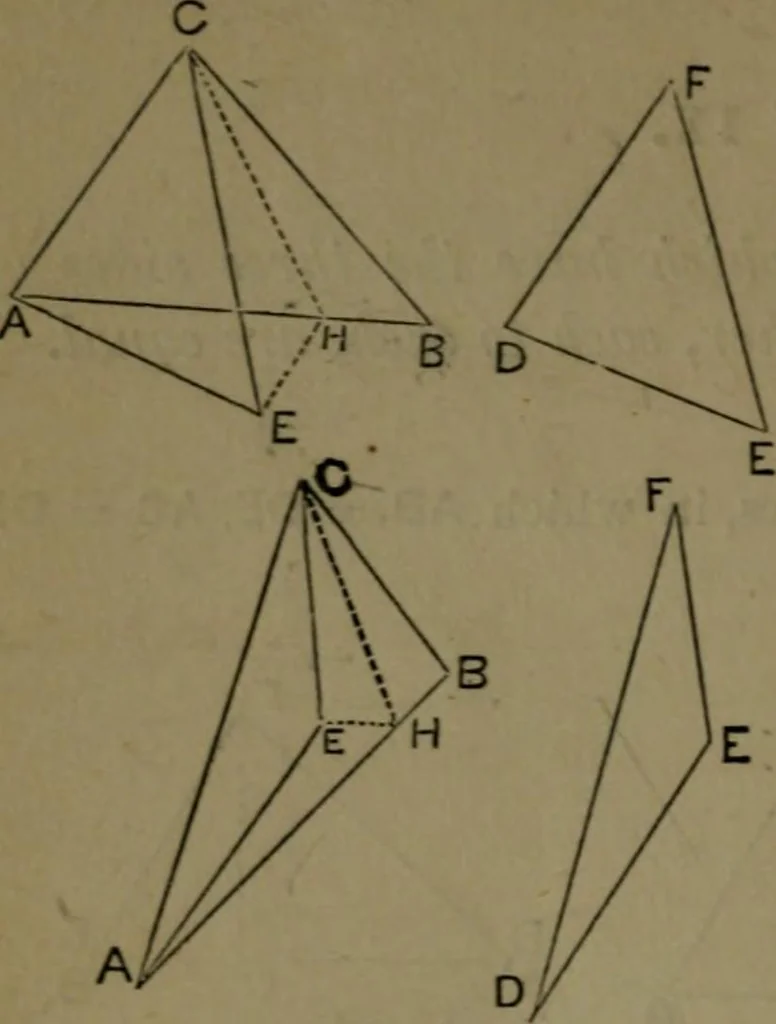 An illustration from A treatise on special or elementary geometry, 1877, leaf 149