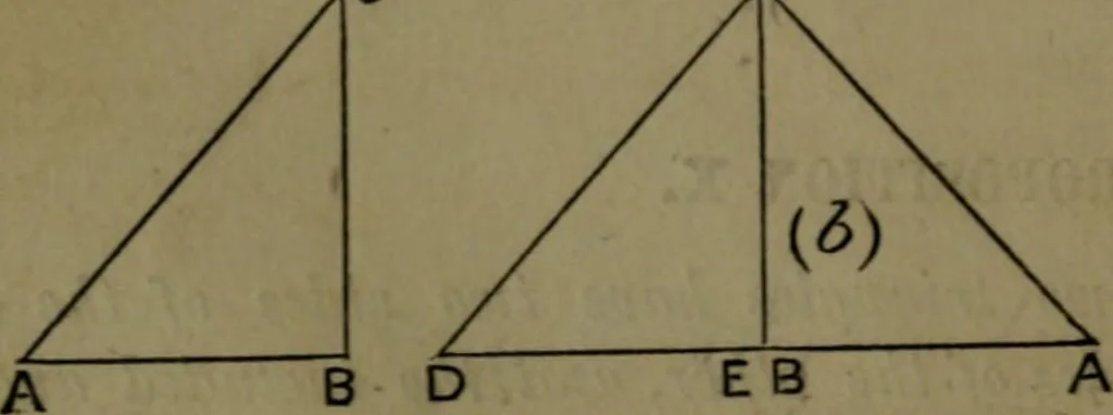 An illustration from A treatise on special or elementary geometry, 1877, leaf 149
