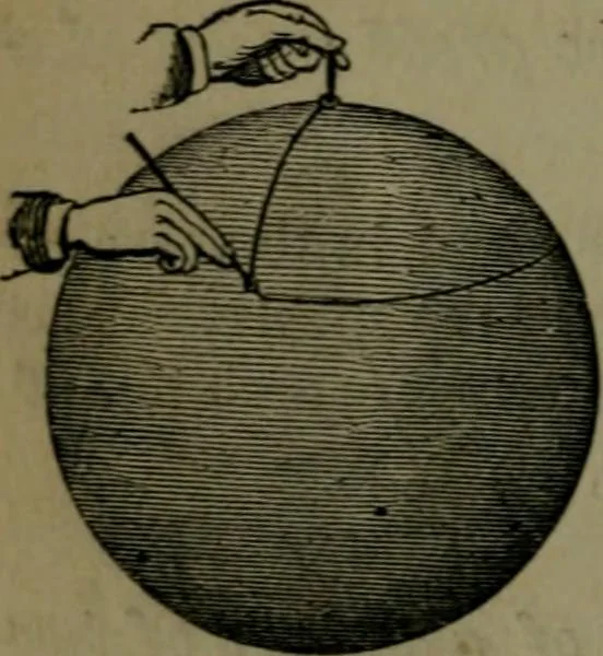 An illustration from A treatise on special or elementary geometry, 1877, leaf 233