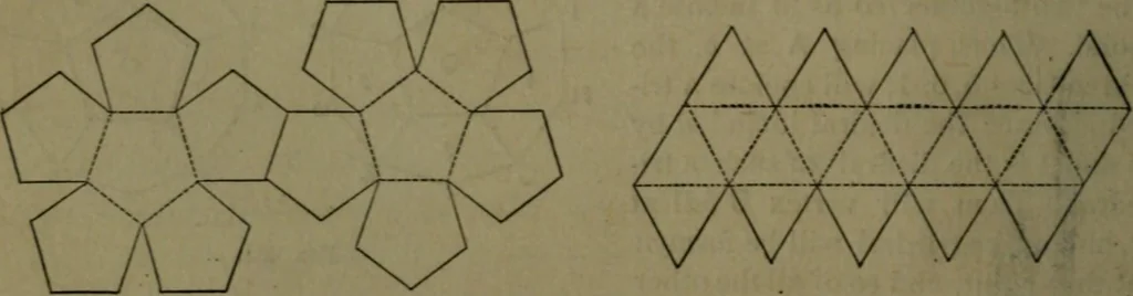 An illustration from A treatise on special or elementary geometry, 1877, leaf 283