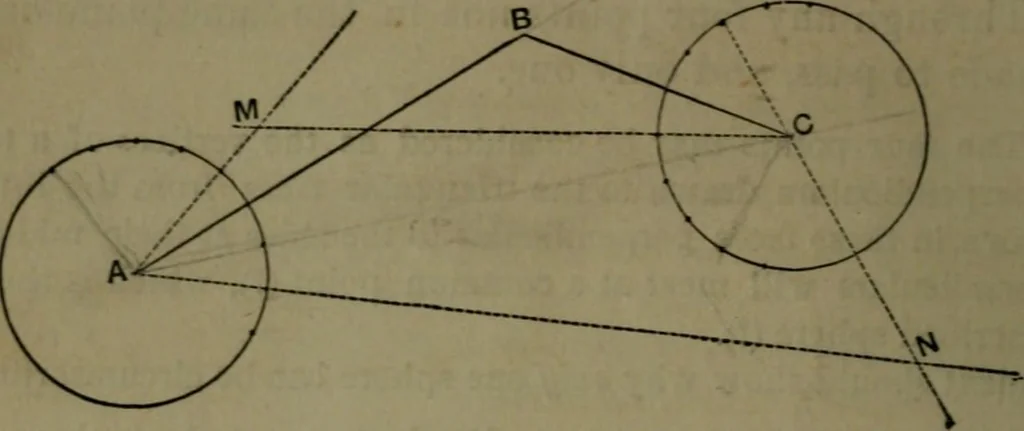An illustration from A treatise on special or elementary geometry, 1877, leaf 287
