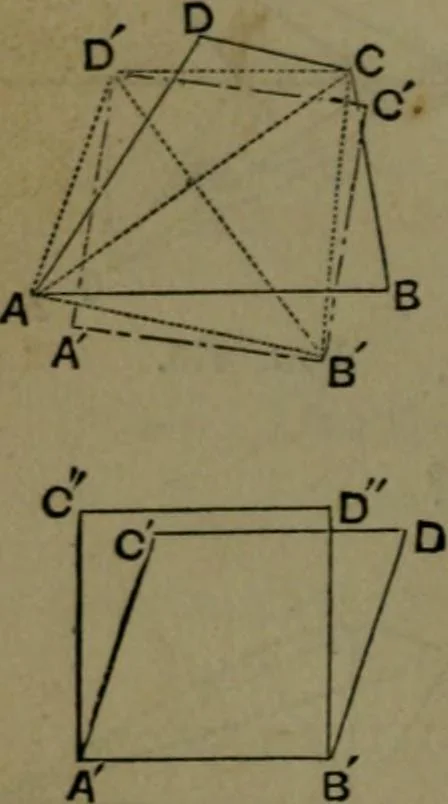 An illustration from A treatise on special or elementary geometry, 1877, leaf 323