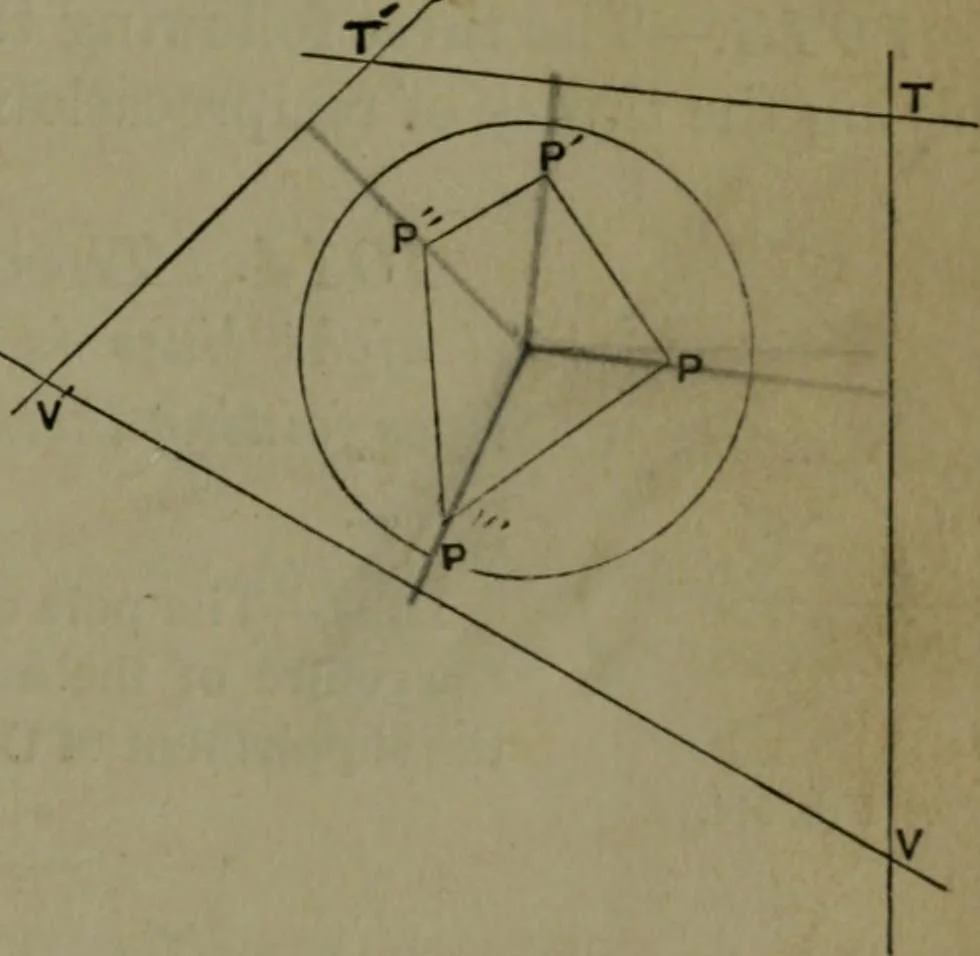 An illustration from A treatise on special or elementary geometry, 1877, leaf 340