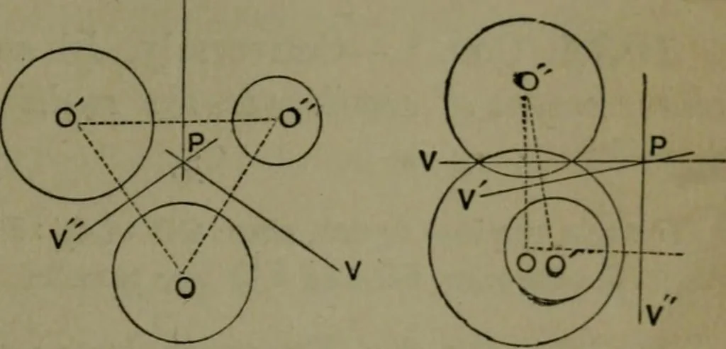 An illustration from A treatise on special or elementary geometry, 1877, leaf 344