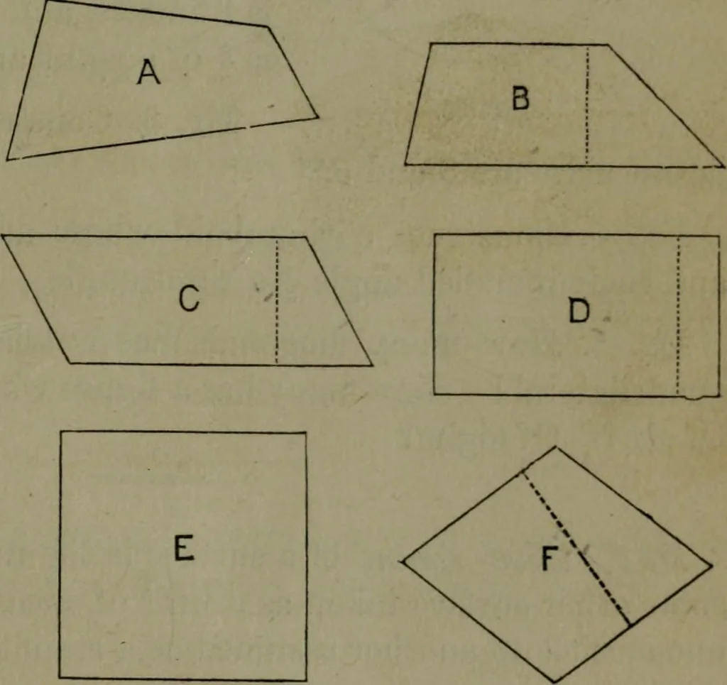 An illustration from A treatise on special or elementary geometry, 1877, leaf 66