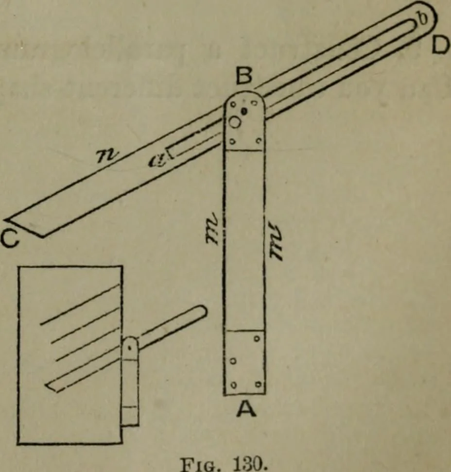 An illustration from A treatise on special or elementary geometry, 1877, leaf 96