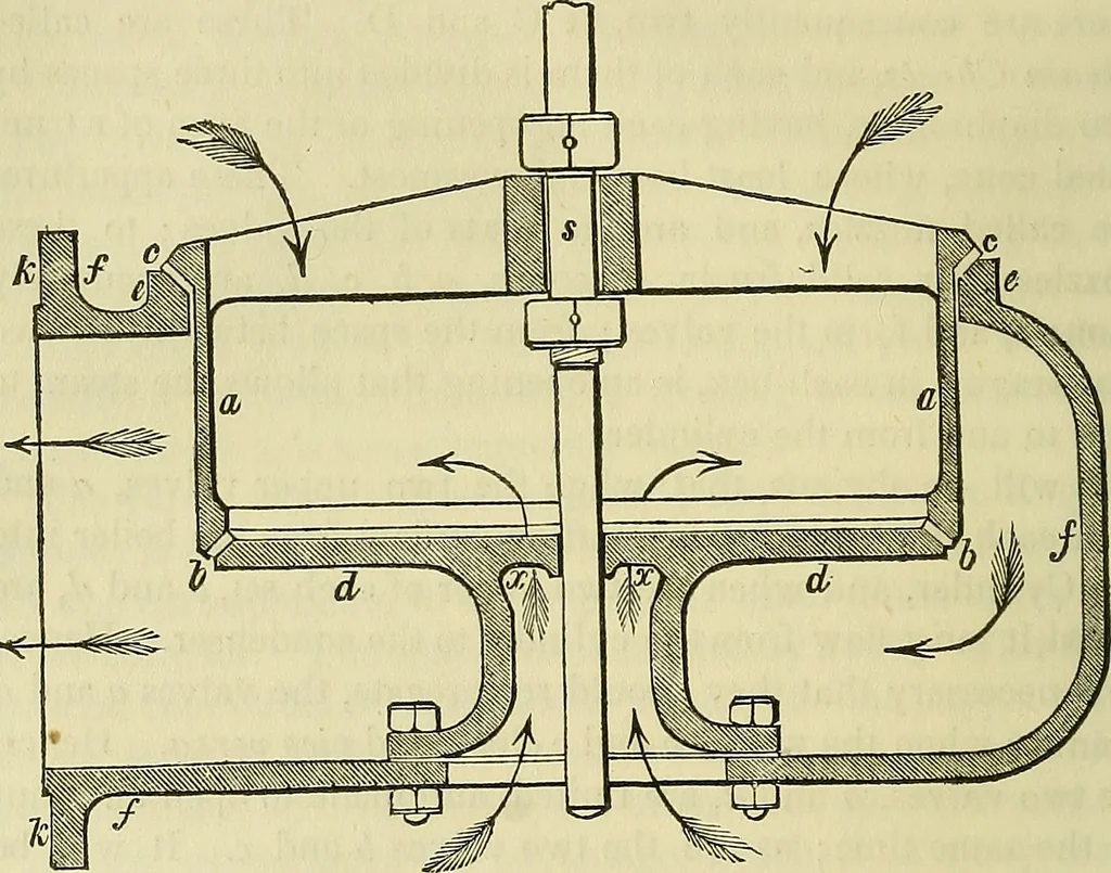 An illustration from Treatise on the steam engine, 1839, leaf 145