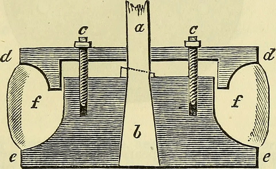 An illustration from Treatise on the steam engine, 1839, leaf 148