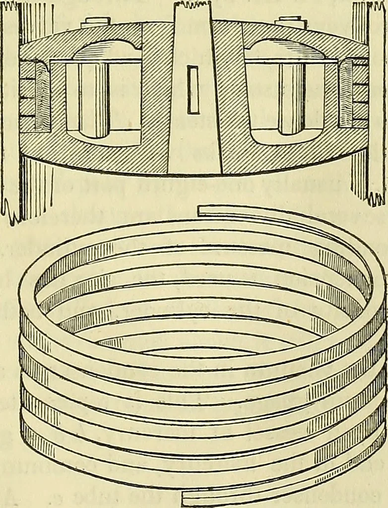 An illustration from Treatise on the steam engine, 1839, leaf 150