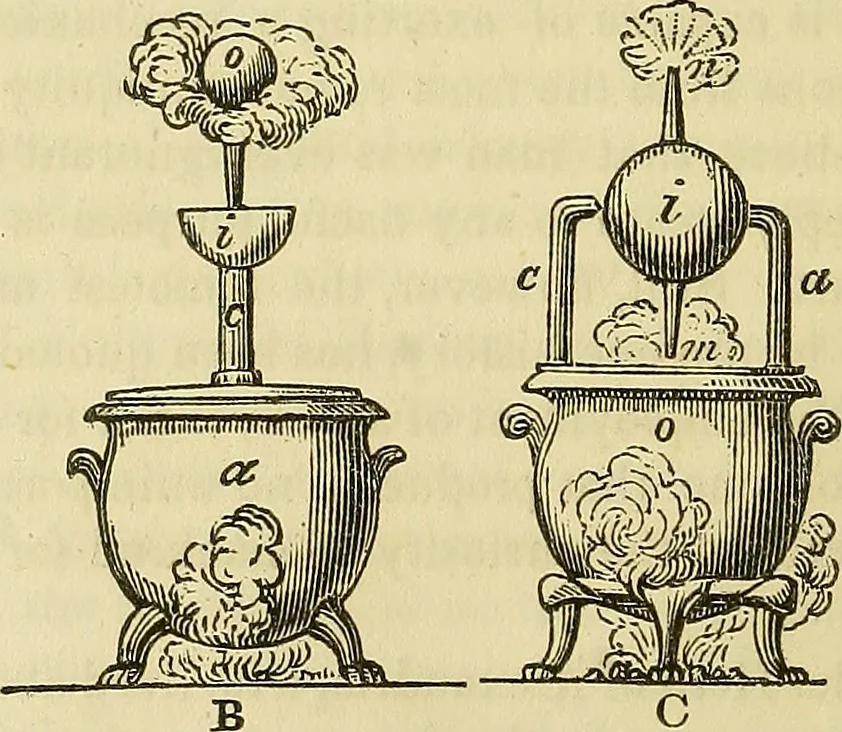 An illustration from Treatise on the steam engine, 1839, leaf 195