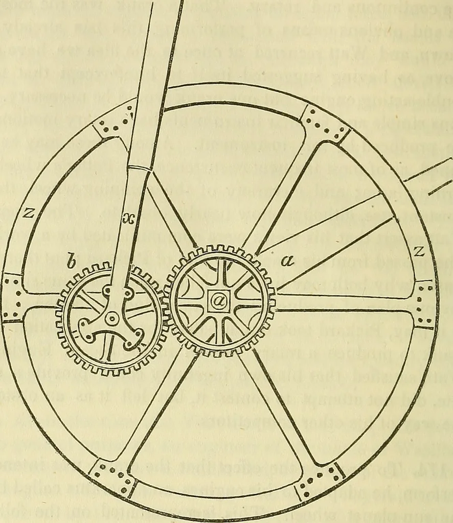 An illustration from Treatise on the steam engine, 1839, leaf 235