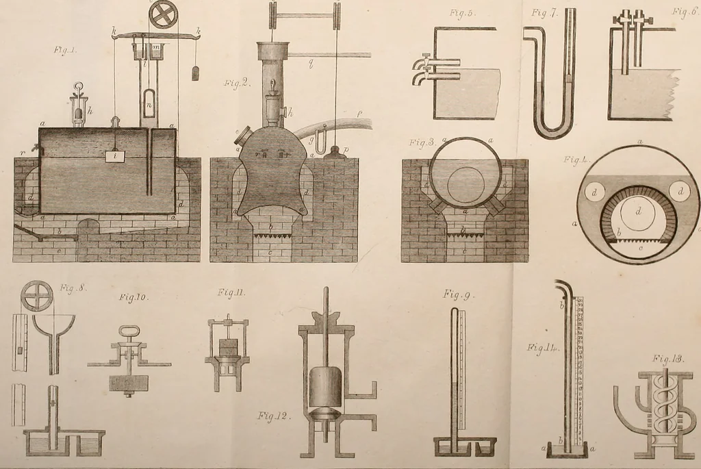 An illustration from Treatise on the steam engine, 1839, leaf 346