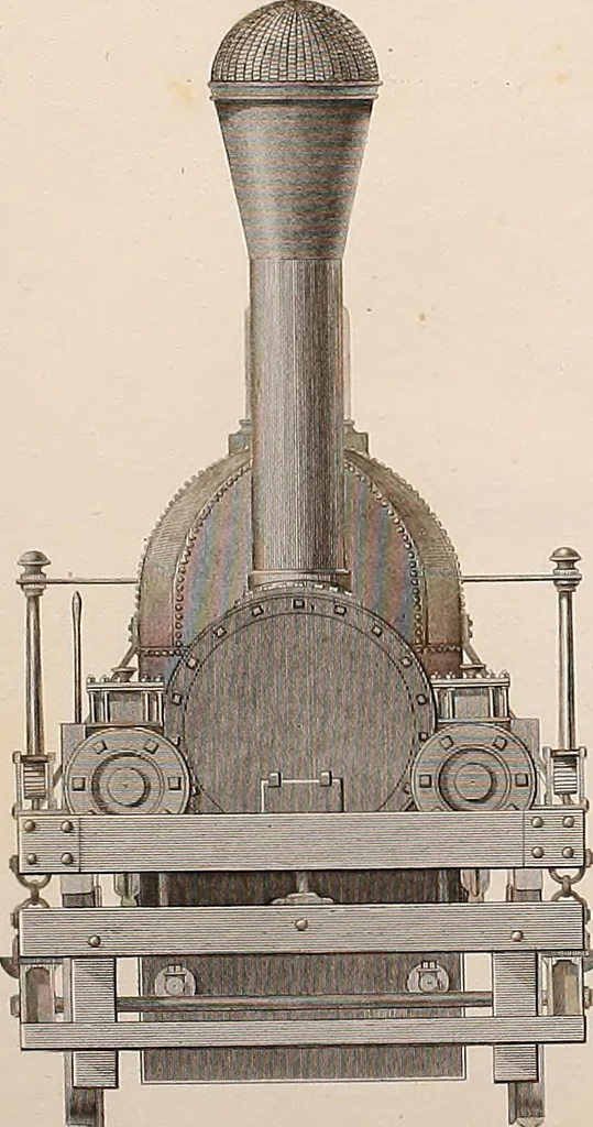An illustration from Treatise on the steam engine, 1839, leaf 376