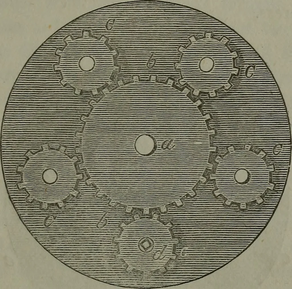 An illustration from Treatise on the steam engine, 1830, leaf 158