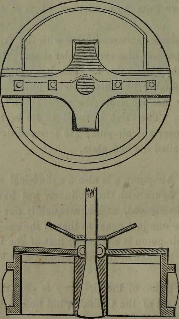 An illustration from Treatise on the steam engine, 1830, leaf 161