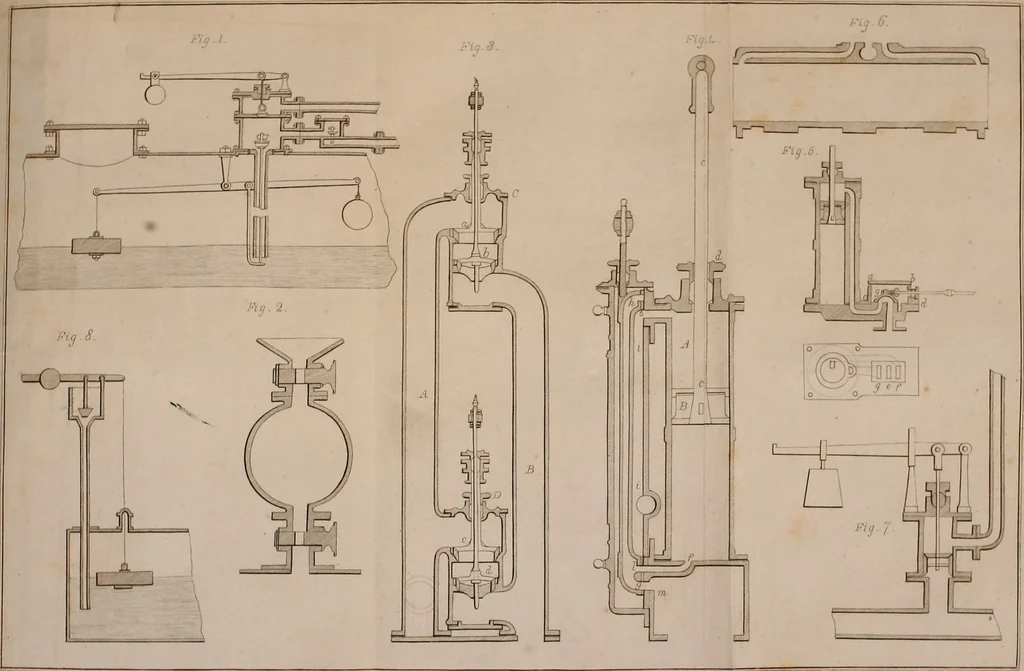 An illustration from Treatise on the steam engine, 1830, leaf 338