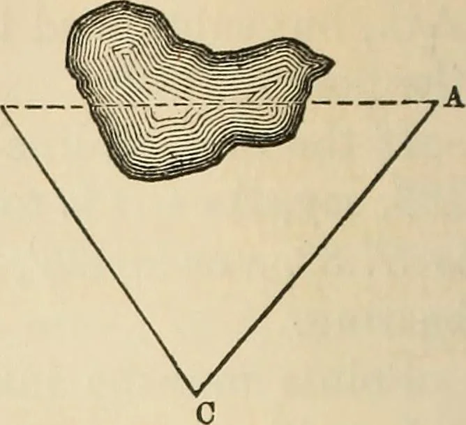 An illustration from A treatise on surveying ; in which the theory and practice are fully explained, 1860, leaf 187
