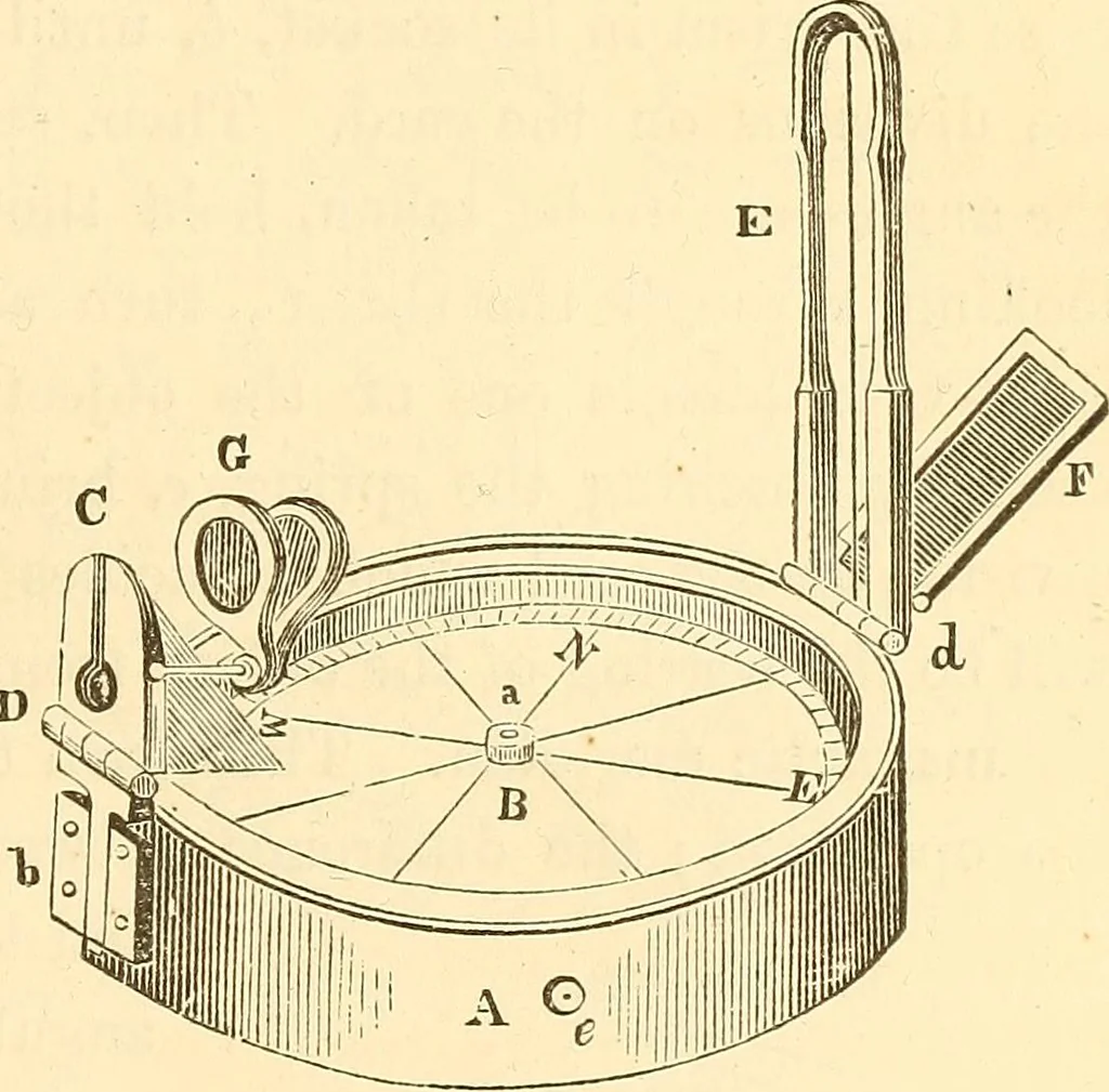 An illustration from A treatise on surveying, comprising the theory and the practice ;, 1887, leaf 124