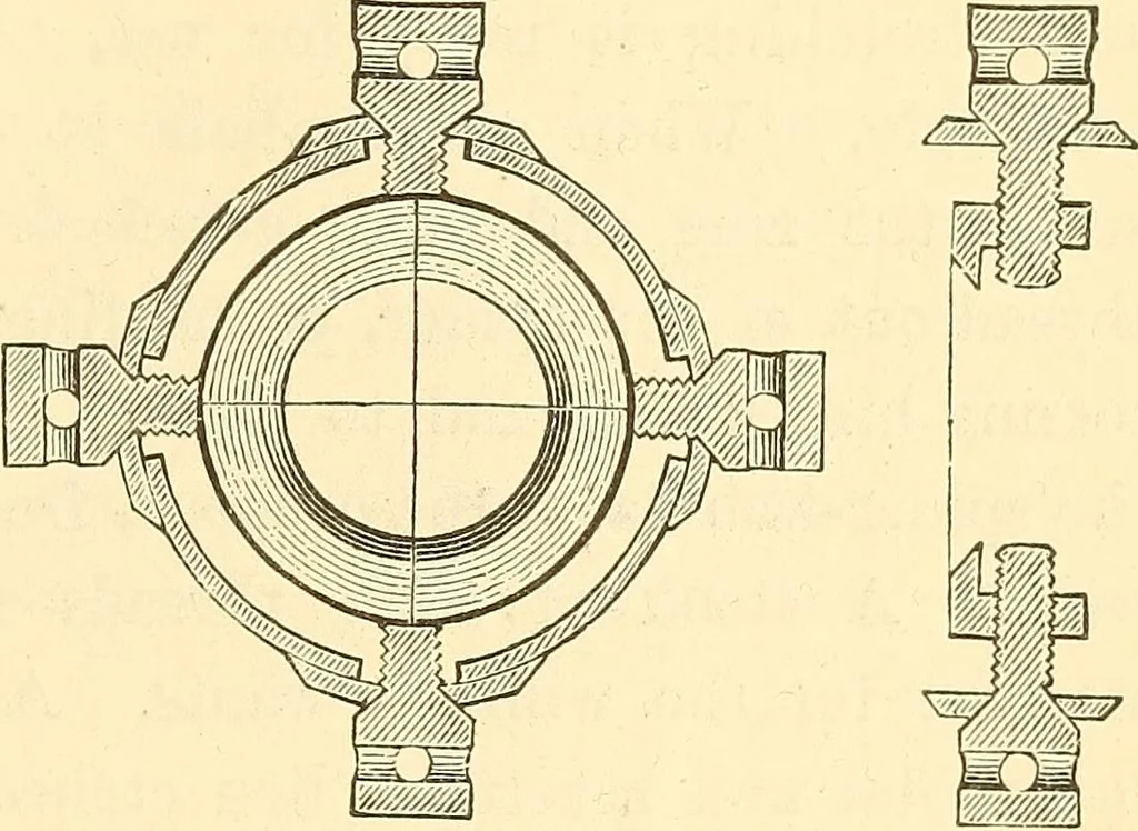 An illustration from A treatise on surveying, comprising the theory and the practice ;, 1887, leaf 206