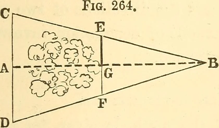 An illustration from A treatise on surveying, comprising the theory and the practice ;, 1887, leaf 264
