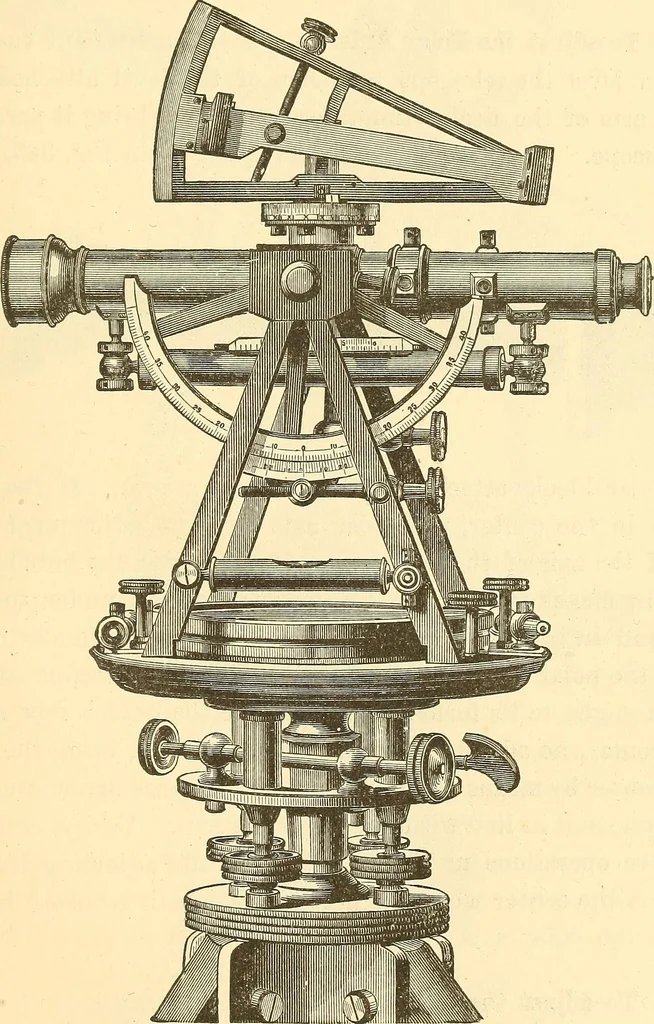 An illustration from A treatise on surveying, comprising the theory and the practice ;, 1887, leaf 344