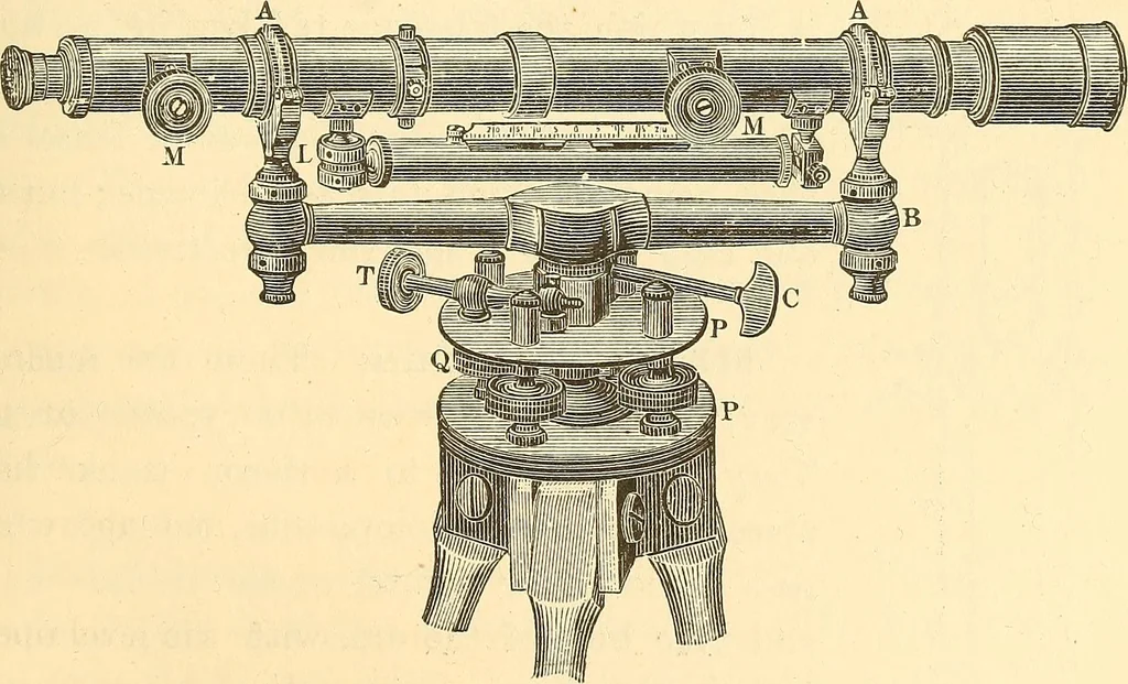 An illustration from A treatise on surveying, comprising the theory and the practice ;, 1887, leaf 364