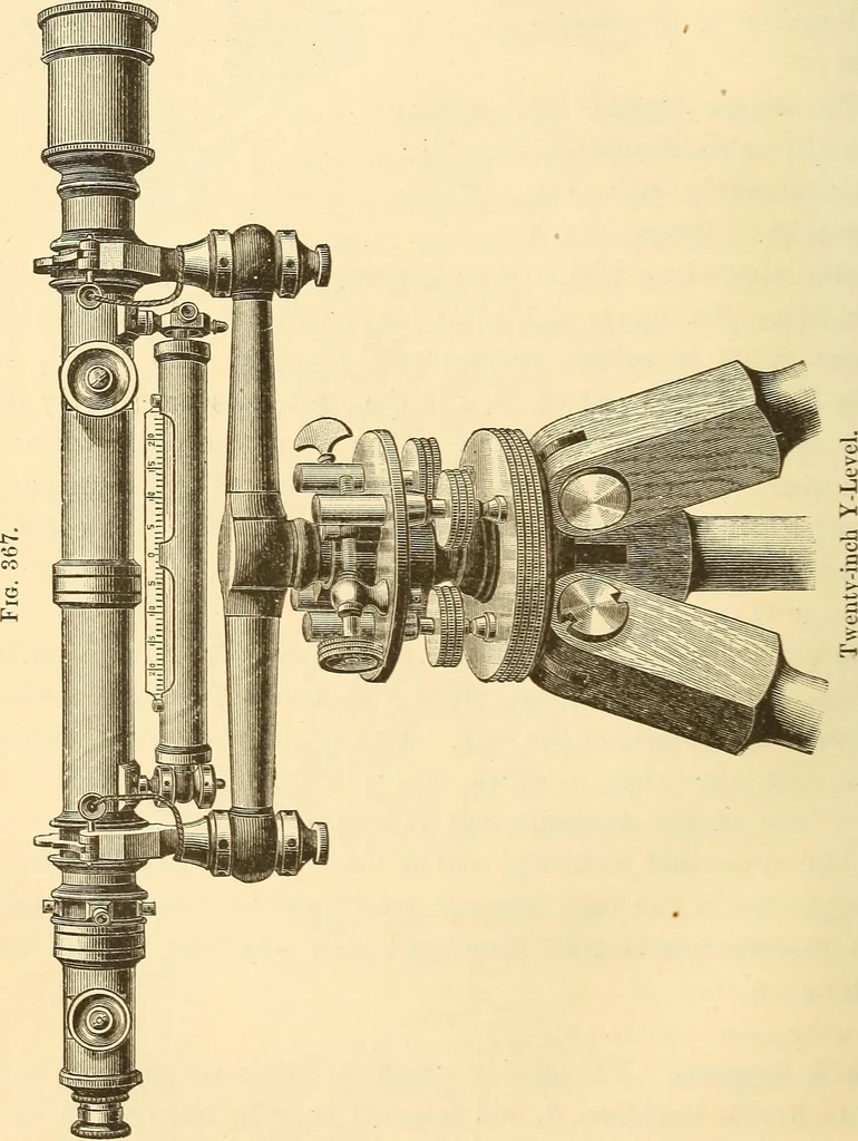 An illustration from A treatise on surveying, comprising the theory and the practice ;, 1887, leaf 367