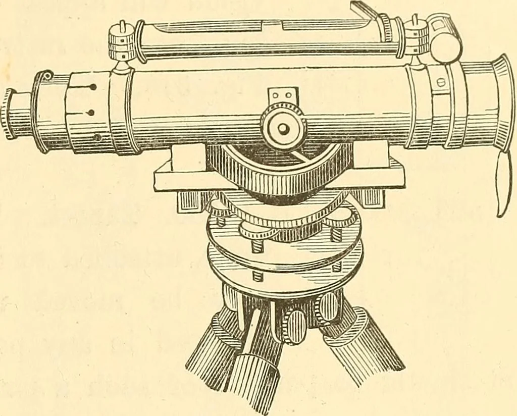An illustration from A treatise on surveying, comprising the theory and the practice ;, 1887, leaf 374
