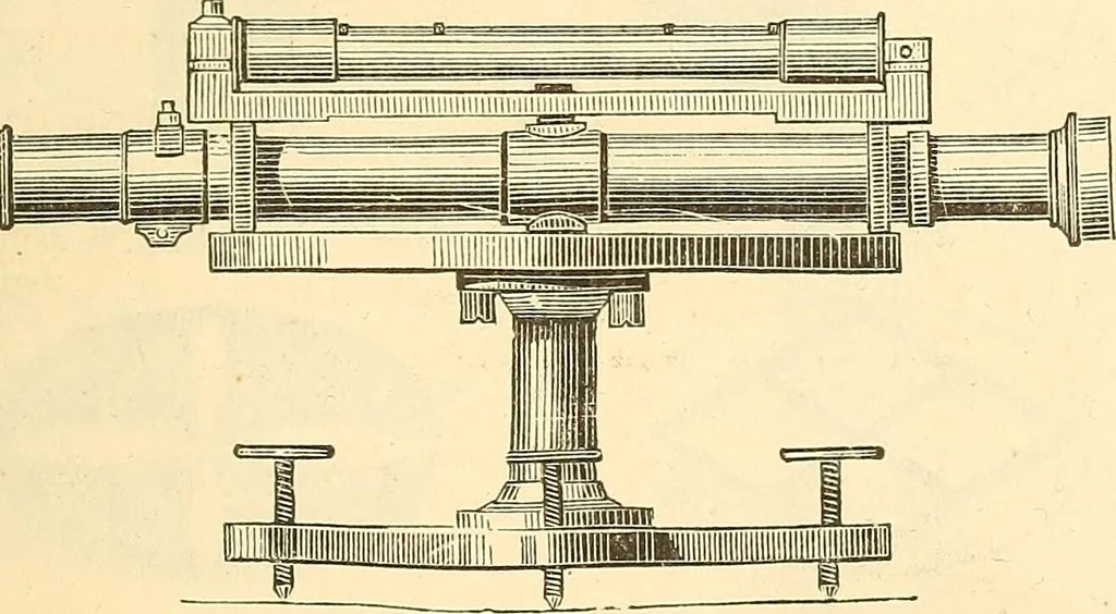 An illustration from A treatise on surveying, comprising the theory and the practice ;, 1887, leaf 374