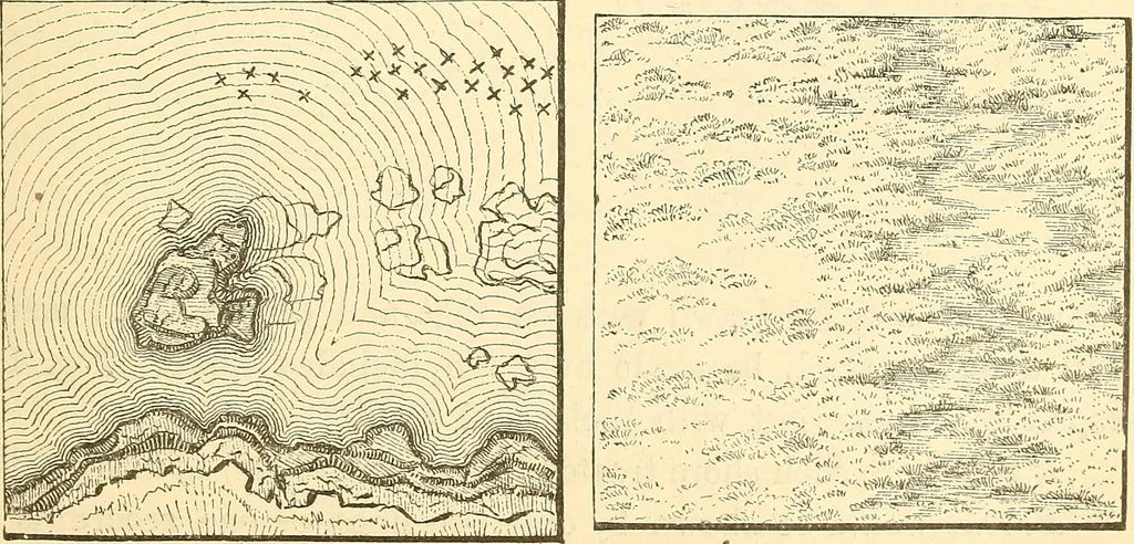 An illustration from A treatise on surveying, comprising the theory and the practice ;, 1887, leaf 440