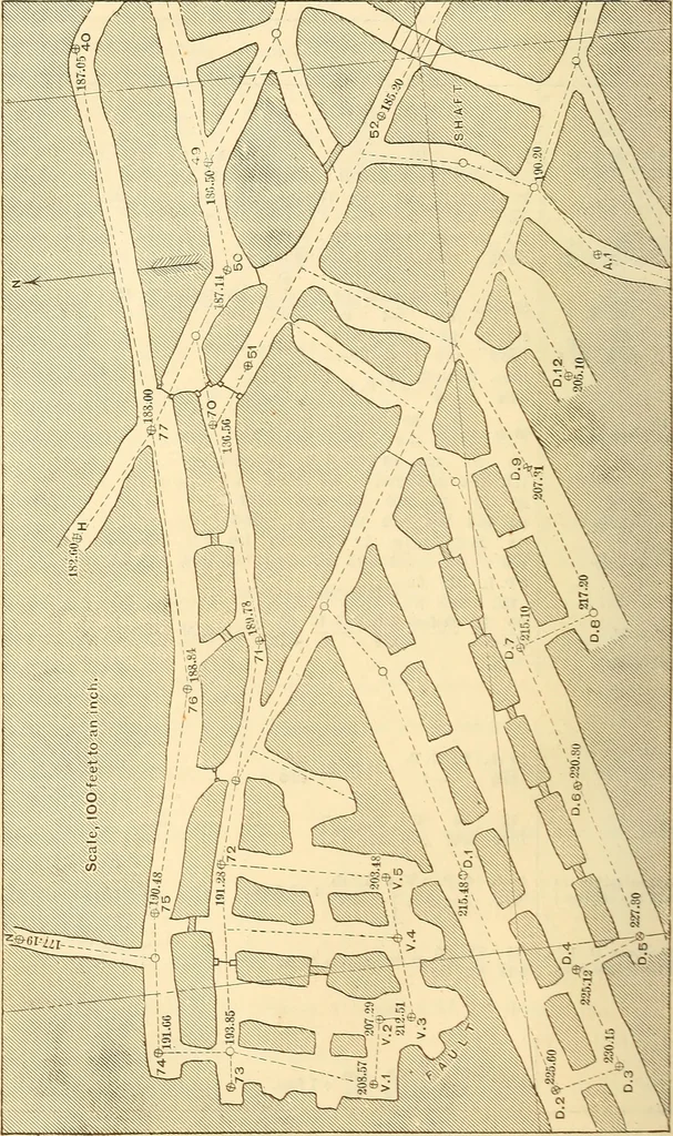 An illustration from A treatise on surveying, comprising the theory and the practice ;, 1887, leaf 527