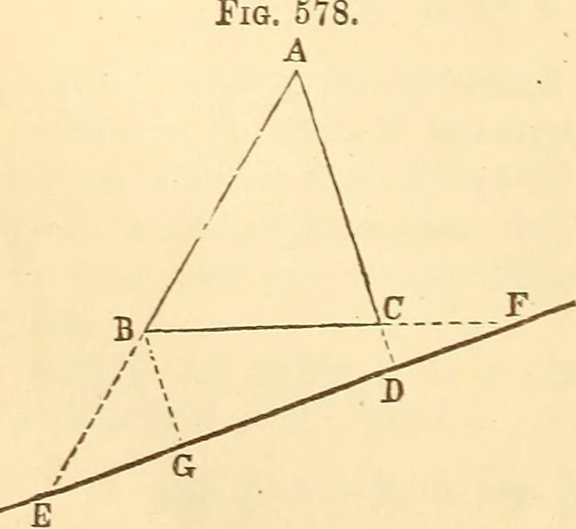An illustration from A treatise on surveying, comprising the theory and the practice ;, 1887, leaf 547