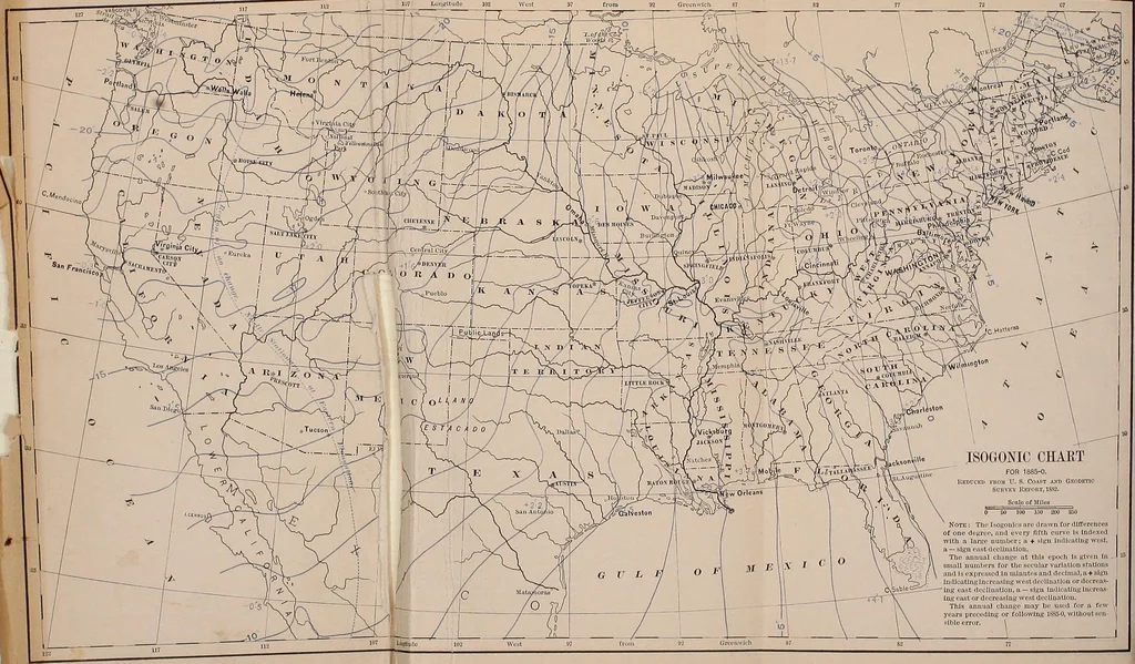 An illustration from A treatise on surveying, comprising the theory and the practice ;, 1887, leaf 9