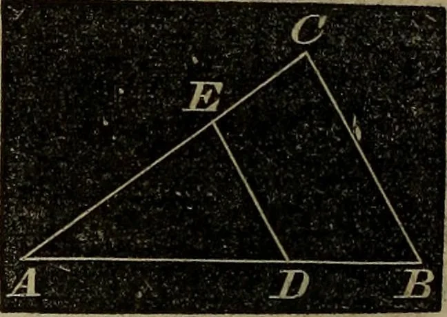An illustration from A treatise on surveying and navigation: uniting the theoretical, the practical, and the educational features of these subjects, 1852, leaf 129