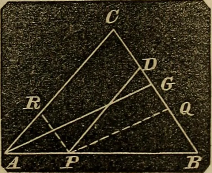 An illustration from A treatise on surveying and navigation: uniting the theoretical, the practical, and the educational features of these subjects, 1852, leaf 132