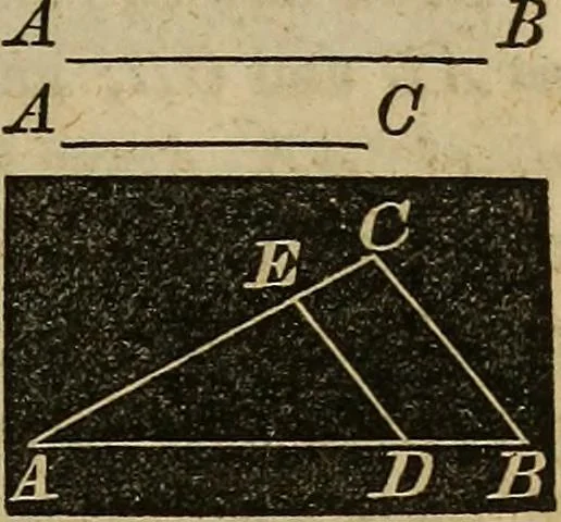 An illustration from A treatise on surveying and navigation: uniting the theoretical, the practical, and the educational features of these subjects, 1852, leaf 20