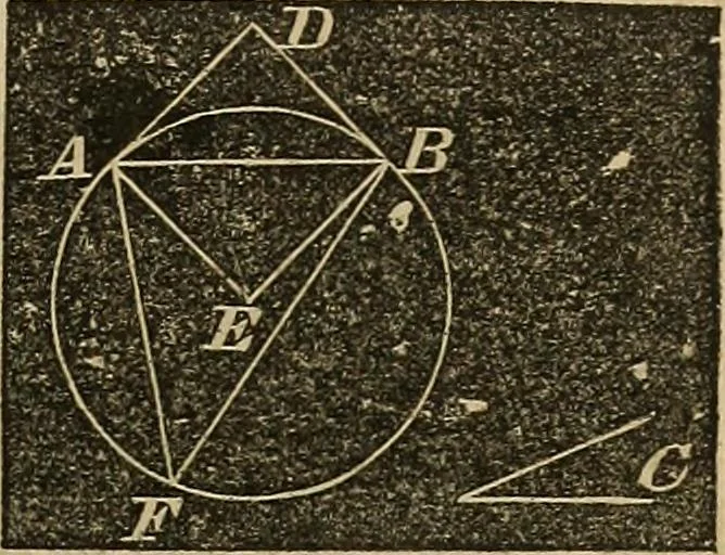 An illustration from A treatise on surveying and navigation: uniting the theoretical, the practical, and the educational features of these subjects, 1852, leaf 22
