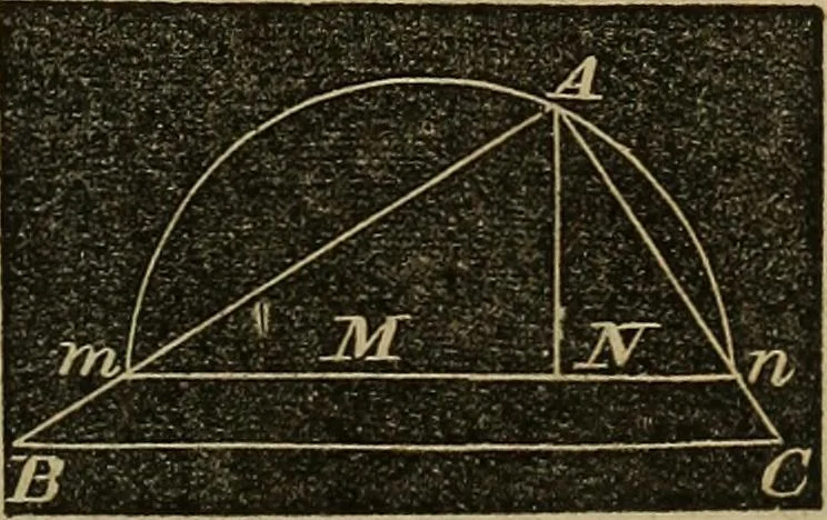 An illustration from A treatise on surveying and navigation: uniting the theoretical, the practical, and the educational features of these subjects, 1852, leaf 24