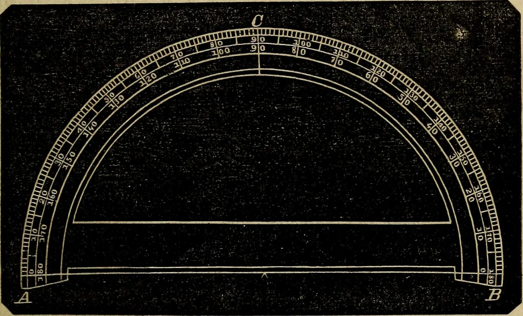 An illustration from A treatise on surveying and navigation: uniting the theoretical, practical, and educational features of these subjects, 1857, leaf 14