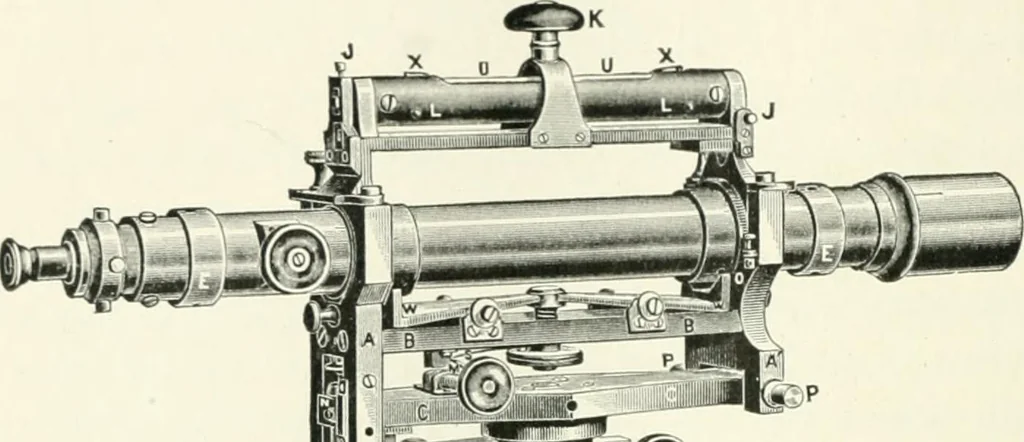 An illustration from A treatise on surveying, comprising the theory and the practice, 1906, leaf 255