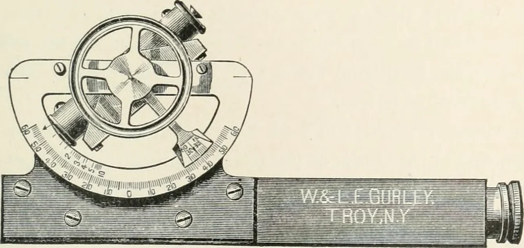 An illustration from A treatise on surveying, comprising the theory and the practice, 1906, leaf 350