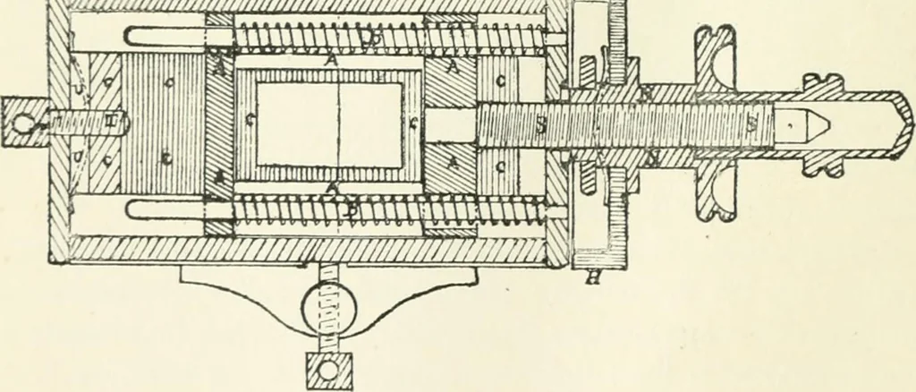 An illustration from A treatise on surveying, comprising the theory and the practice, 1906, leaf 55
