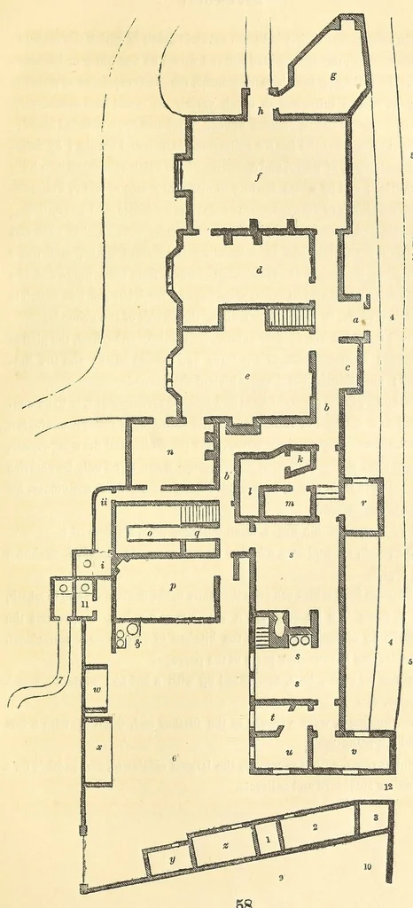 An illustration from A treatise on the theory and practice of landscape gardening, adapted to North America; with a view to the improvement of country residences. Comprising historical notices and general principles of the art, directions for laying out gardens and arranging plantations, the description and cultivation of hardy trees, decorative accompaniments to the house and grounds, the formation of pieces of artificial water, flower gardens, etc., with remarks on rural architecture, 1844, leaf 503