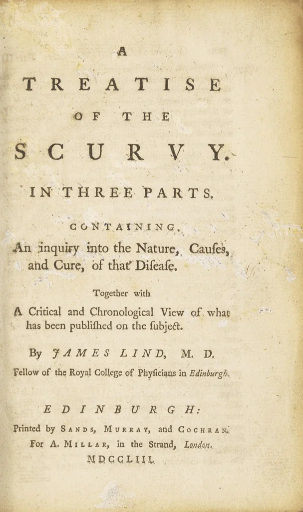 An illustration from A treatise of the scurvy, in three parts containing an inquiry into the nature, causes, and cure, of that disease : together with a critical and chronological view of what has been published on the subject, 1753, leaf 7