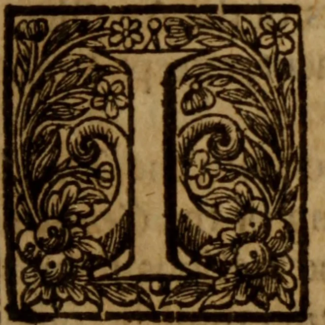 An illustration from A treatise of justifying righteousness : In two books: I. A treatise of imputed righteousness ... With an answer to Dr. Tullies Letter, adjoyned ; II. A friendly debate with ... Mr. Christopher Cartwright, containing: 1. His animadversions on my aphorisms, with my answer. 2. His exceptions against that answer. 3. My reply to the summe of the controversies agitated in those exceptions. All published instead of a fuller answer to the assaults in Dr. Tullies Justificatio Paulina .., 1676, leaf 42