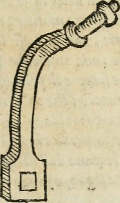 An illustration from Tre discorsi sopra il modo d'alzar acqve da' lvoghi bassi : per adacquar terreni : per leuar l'acque sorgenti & piouute dalle cãpagne, che non possono naturalmente dare loro il decorso : per mandare l'acqua da bere alle città, che n'hanno bisogno, & per altri simili vsi, 1567, leaf 80